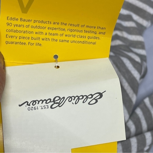 New with tag Eddie Bauer long sleeve striped hooded top - Picture 5 of 16